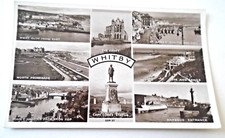 multi view  whitby real photo   postcard (eb5