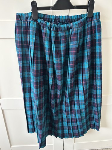 Tartan pleated elasticated - tartan,