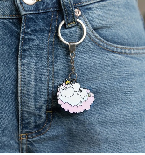 Moomin love keychain - keychain,