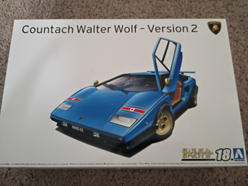Aoshima lamborghini countach - aoshima,