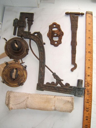 Antique oil lamp - oil, lot