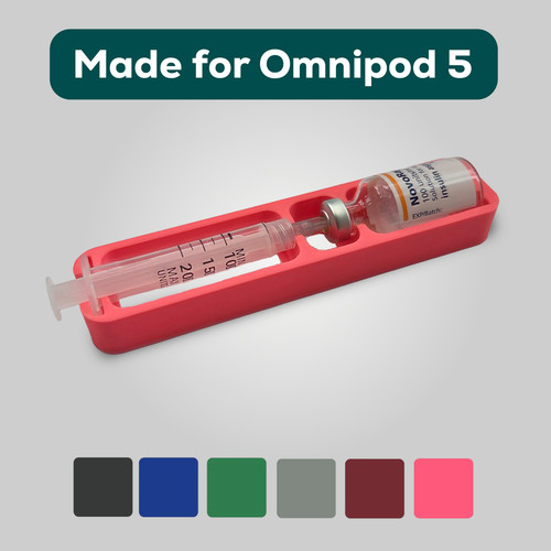 Insulin vial and syringe - vial,