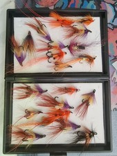 Over 20 Salmon Flies Inc Box