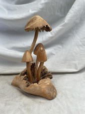 Handmade wooden mushrooms - handmade,