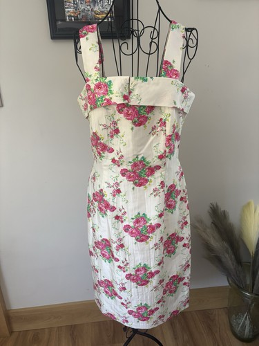 Consortium silk cream floral - silk,
