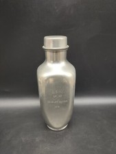 Vintage Pewter Norway Bottle