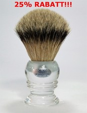 Very Large Shaving Brush Hans Baier Badger Hair Silvertip 26mm Germany -