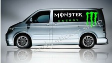 2x Car van racing sponsor