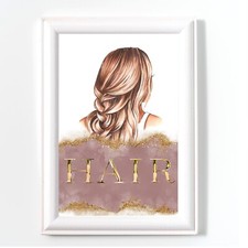 HAIR SALON PRINT WALL ART
