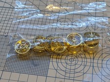 1/24 Scale Gold Wire Wheels Kit