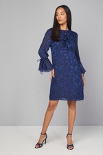 Wallis Navy Shift Dress Womens