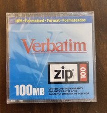 Verbatim Zip Disk 100MB New