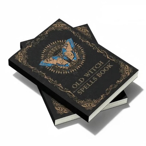 Old witch spell book - old,