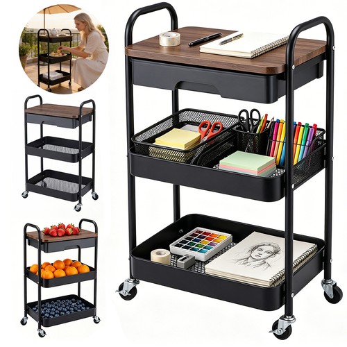 Tier folding trolley cart - tier,