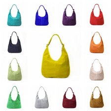 Women Genuine Suede Shoulder