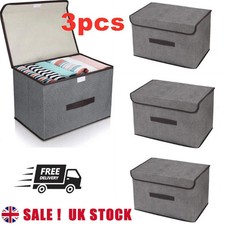 Storage Boxes 3Pcs Large