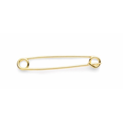 Plain plated stock pin gold - stock,
