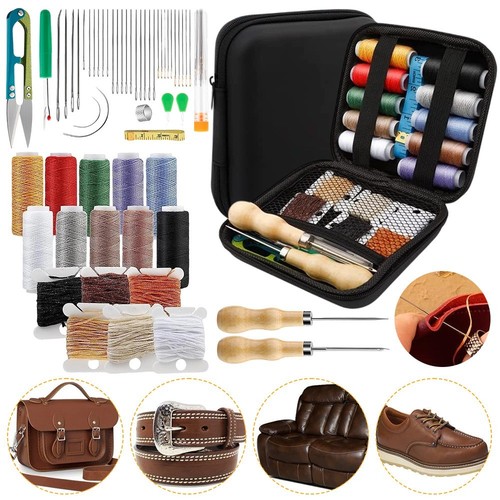 Leather sewing kit hand - sewing,