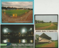 Lot of 5 Postcard Stadiums