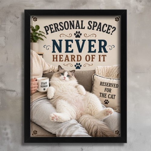 Personal space cat - space,