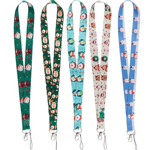 Festive christmas lanyard - festive,
