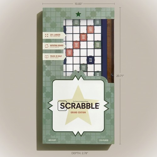 Scrabble grand folding edition - scrabble,