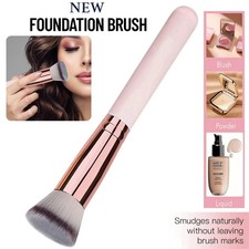 Flat Top Kabuki Foundation Brush Liquid Powder Blusher Buffing Make Up Brush