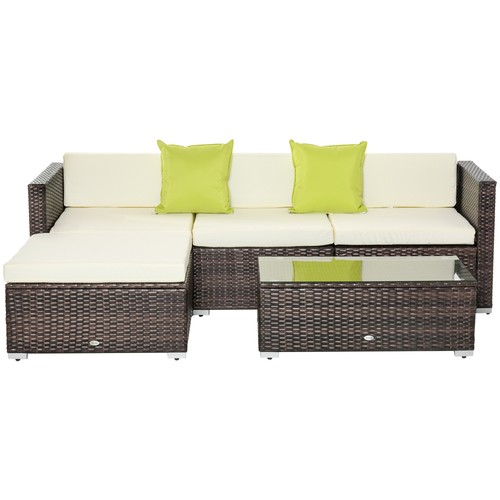 Outsunny rattan corner - rattan,