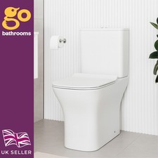 Rimless Close Coupled Toilet