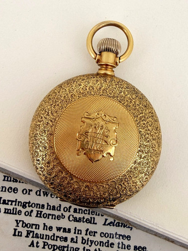 Rare 18k gold waltham american - rare,