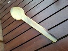 Vintage horn spoon with - vintage,
