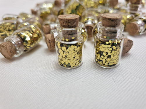 Small bottles gold - small, of