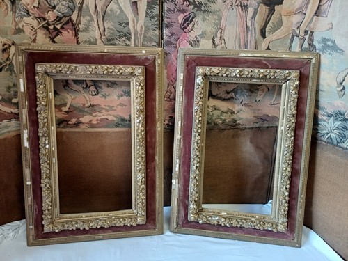 Pair large antique - of,