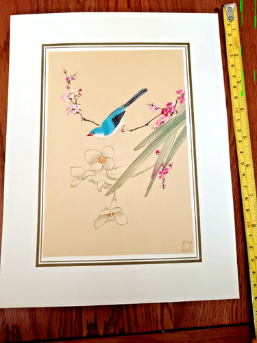 Vintage chinese silk painting - silk,