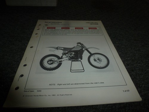 1984 honda model - model, dirt