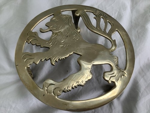 Vintage english solid brass - english,