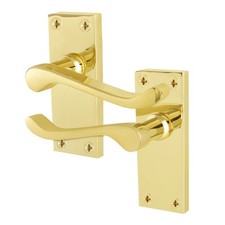 Brass Victorian Scroll Door