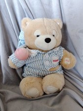 Vintage Tomy  Lullaby Bear Musical Teddy Plush Soft Toy. Please Read 