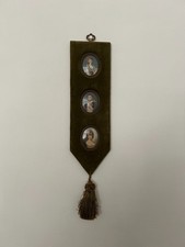 ANTIQUE TRIO OF MINIATURE PORTRAITS BY BUSSY INCLUDING NAPOLEAN BONAPARTE