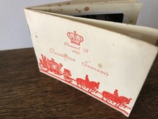 Elizabeth R 1953 Coronation Souvenir 10 photo booklet, A I Jones & Son, Edgware