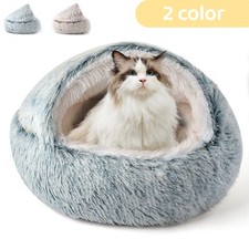 CATISM Pet Cat Bed Round Plush