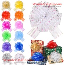 20 Pull Bows 50mm Wedding Car Gift Wrap Ribbon Florist WATERPROOF Decorations UK