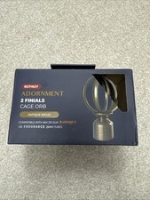 Adornment 2 Finials Cage Orb