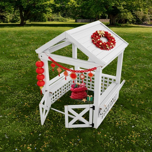 Outdoor wooden playhouse for - outdoor,