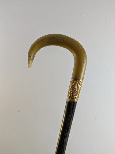 Antique walking stick rams - walking,