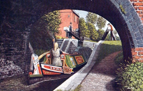 Postcard anni alan firth - alan,