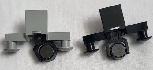 Lego train coupling with - train,
