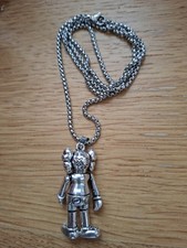 KAWS silver Figure Men necklace