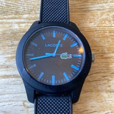 Lacoste Black Blue Dial Quartz