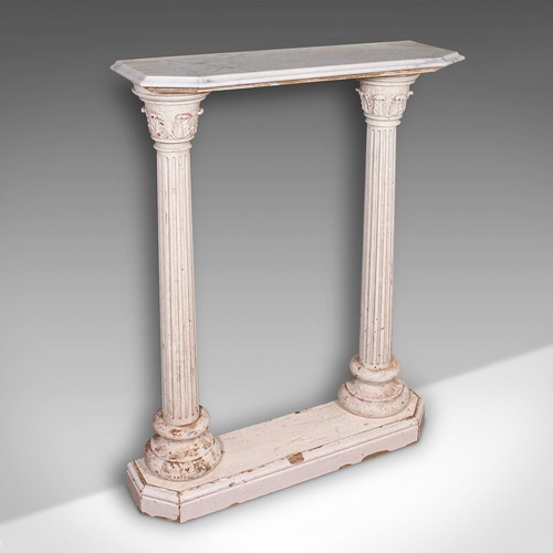 Antique corinthian console - antique,